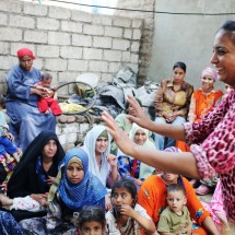 a female activist farmer