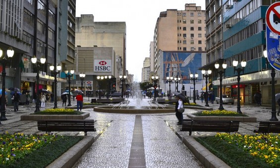 Rua XV de Novembro Pedestrian Zone - Radames Manosso - Flickr