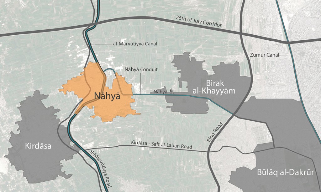 The Location of the village of Nahia