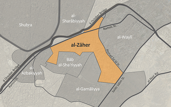 Al- Ẓāhir and its surrounding administrative districts