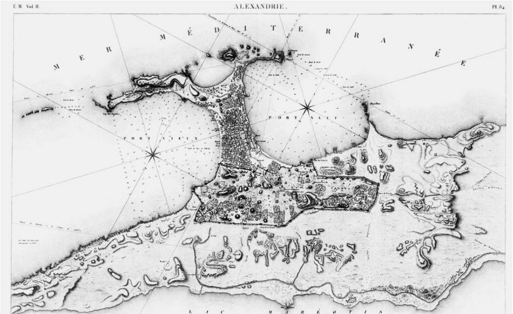 Figure 3. Alexandria in 1798. (Source: Description de l’Égypte, Vol. V, Planche 31)