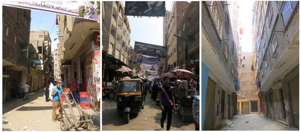 The streets of al-Munīra al-Gharbiyya (Tadamun, 2015)